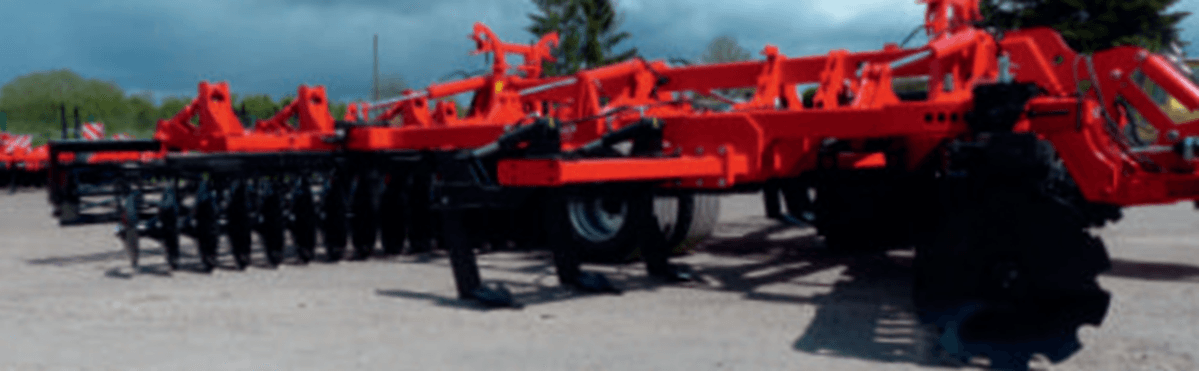 Travail du sol - Déchaumeurs à disques - Cover crops en X autoporteur lourd TINEMASTER GL pulvériseur châssis TRIPOUTRE