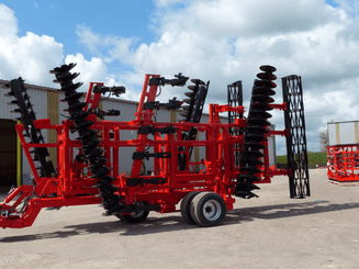 Travail du sol - Déchaumeurs à disques - Cover crops en X autoporteur lourd TINEMASTER pulvériseur châssis 4 poutres