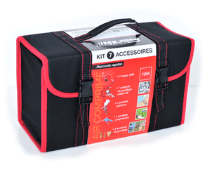 Compresseurs, outils pneumatiques - Accessoires - Kit 7 accessoires d'air