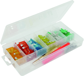 Eclairage, signalisation - Coffrets - Fusibles 90 pièces + testeur + pince