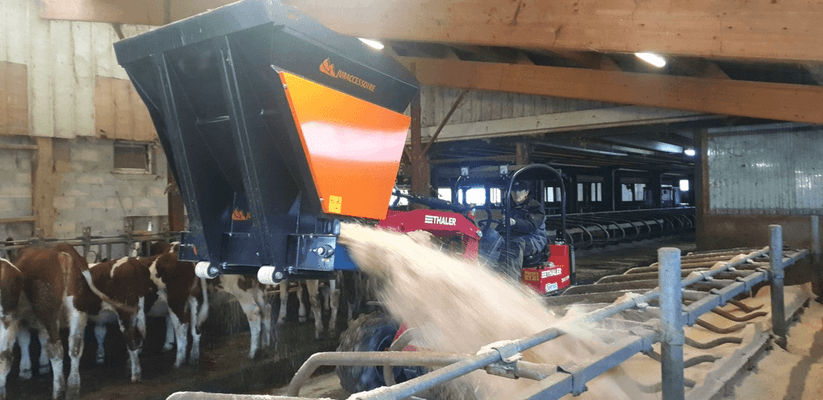 Manutention - Pince balle - Godet pailleur de logettes BEDDING MASTER