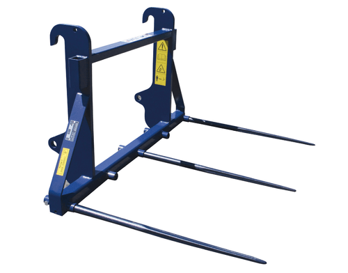 Manutention - Outils de manutention - Fourche pour balle téléscopique - 3 points - chargeurs frontaux