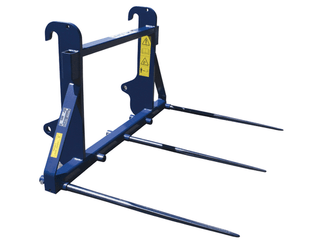Manutention - Outils de manutention - Fourche pour balle téléscopique - 3 points - chargeurs frontaux