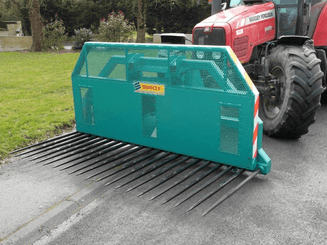 Manutention - Fourche - Fourche à fond poussoir super renforcée 2,50 m - 10 doigts