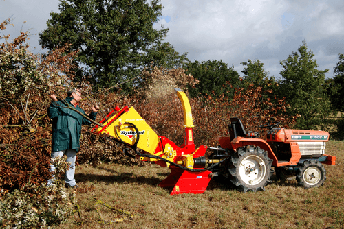 Matériel forestier - Broyeur de branches - Broyeur de branches sur tracteur VEGETOR T et H