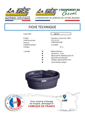 Abreuvement - Bacs - Bac SUPERBAC 1000 L